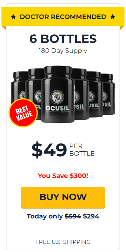 Ocusil 6 bottles